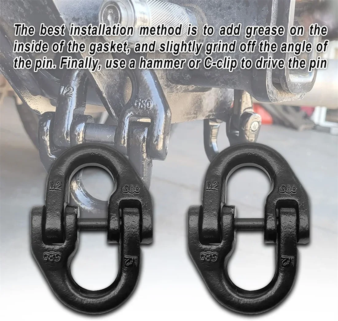 Aspligo 2 шт. 12000 фунтов буксировочное сцепное устройство для трейлера RV цепной