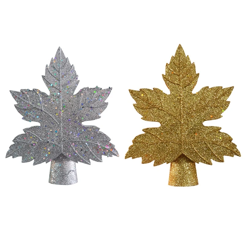 

Christmas Star Tree Top Hat, Luminous White Rotating LED Snowflake Projector 3D Flashing Hollow Light Decoration US Plug