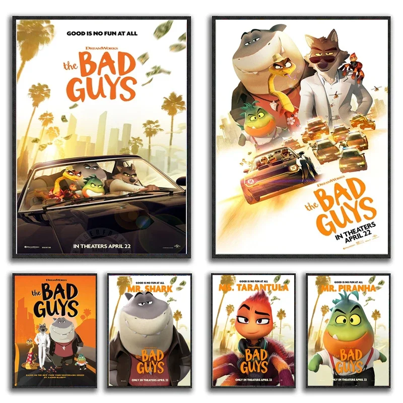 

Картина на холсте Disney, новый постер фильма «Плохие парни», «хорошо и без удовольствия», Настенная картина для гостиной, домашний декор, подарок