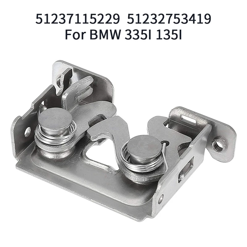 Передний Нижний капот Блокировка блокировки спуска 51237115229 / 51232753419 для BMW 335I 135I 328I 335Xi 528Xi 530Xi 535I 550I