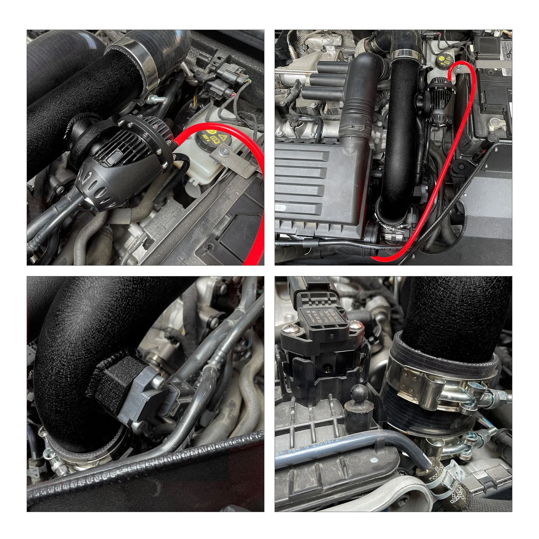 Фото Воздухозаборная труба турбонаддува для двигателя EA211 Audi A1 Seat Leon Skoda Kodiaq VW Golf VII Passat 1.2 1.4TSI с продувочным клапаном №2