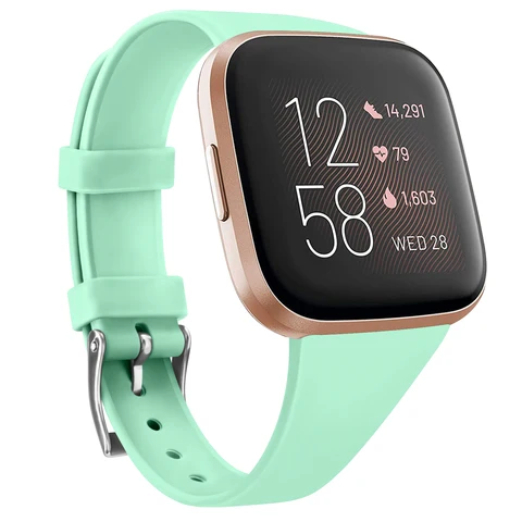 Сменный силиконовый ремешок для Fitbit Versa/Versa 2, водонепроницаемый спортивный браслет аксессуары для часов Ремешок Для Fitbit Versa 2