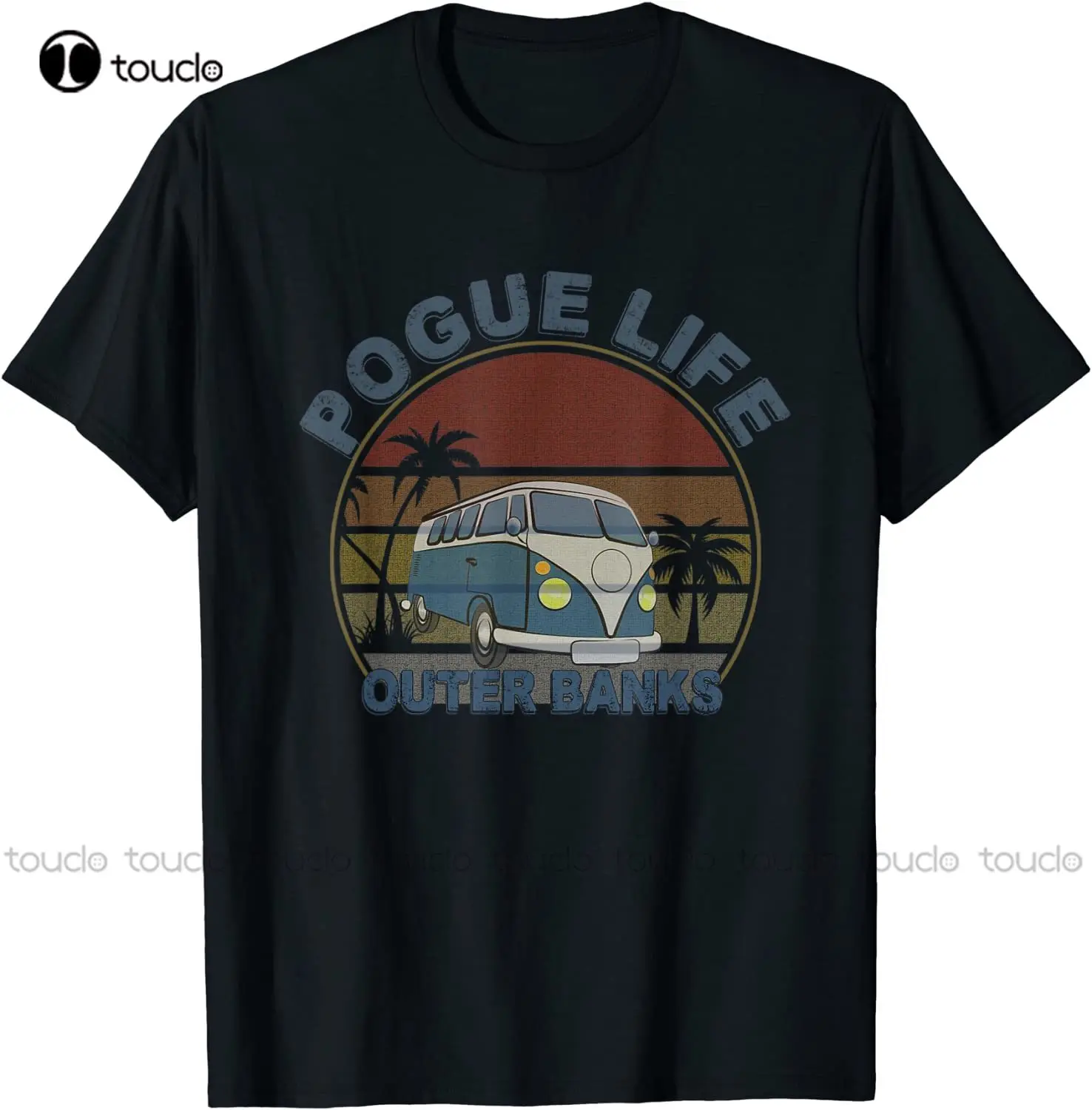 

New Pogue Life Outer Banks Retro Vintage T-Shirt Cotton Tee Shirt S-5Xl