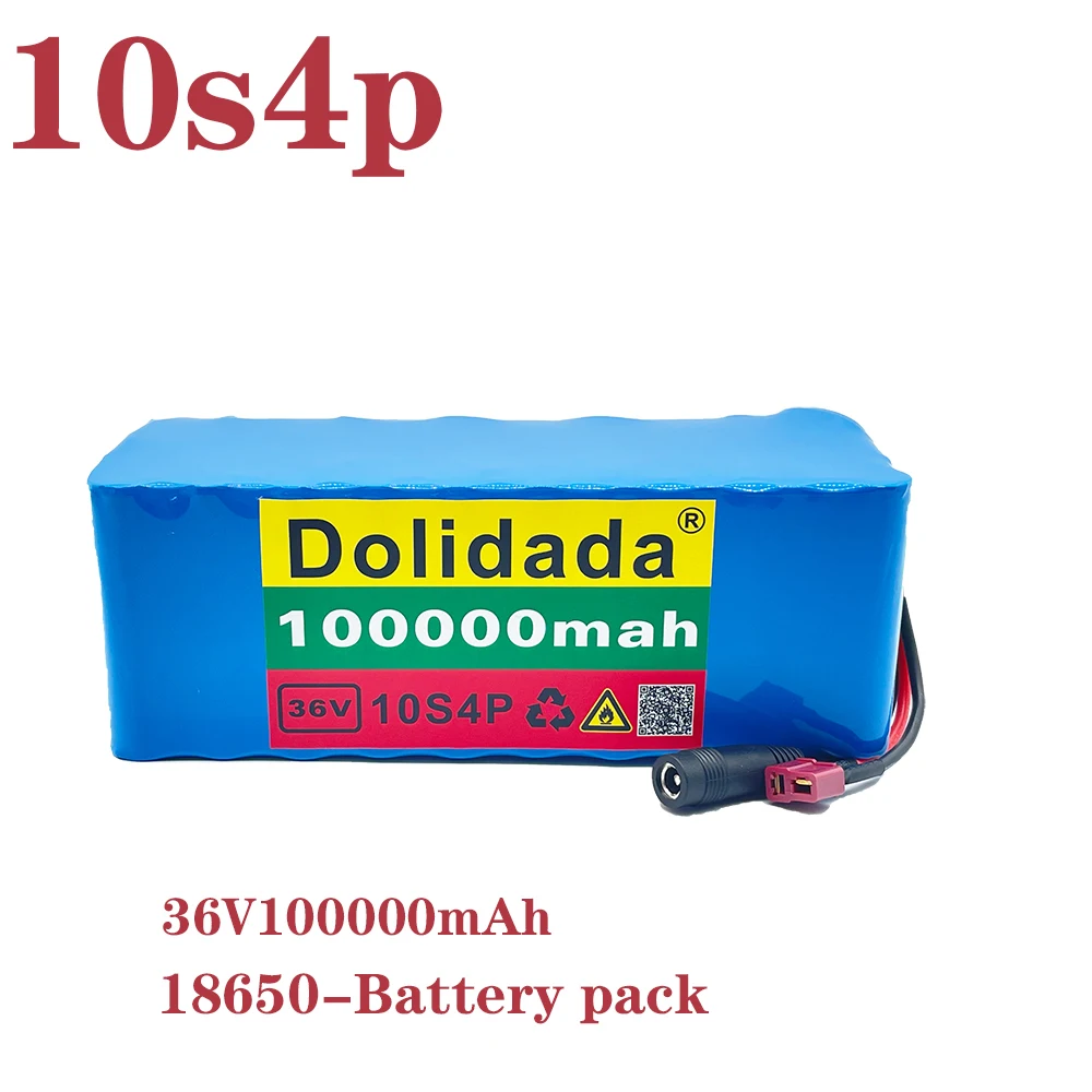 

Original 36V battery 10S4P 100Ah battery pack 1000W high power battery 42V 100000mAh Ebike electric bike BMS