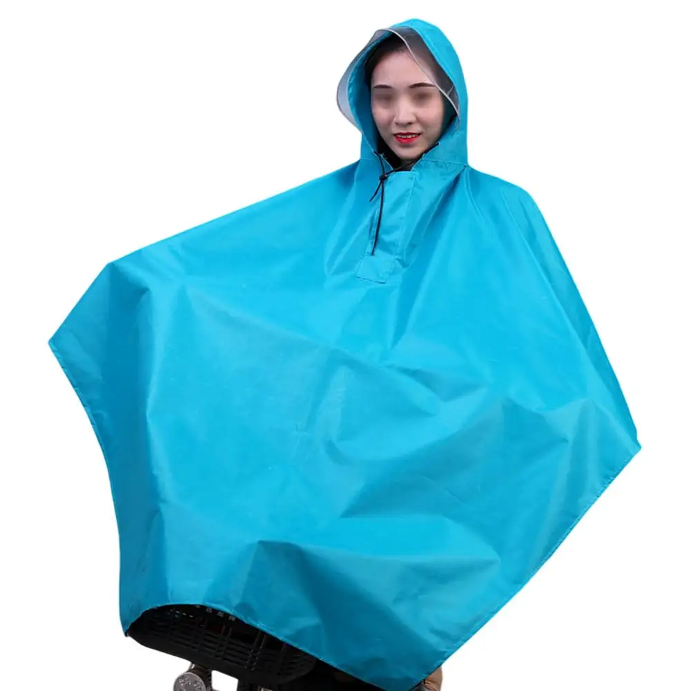 

Portable Camping Tarp Ground Mat Raincoat Outdoor Waterproof Rain Poncho Backpack Cover With Transparent Wide Brim Drop shipping