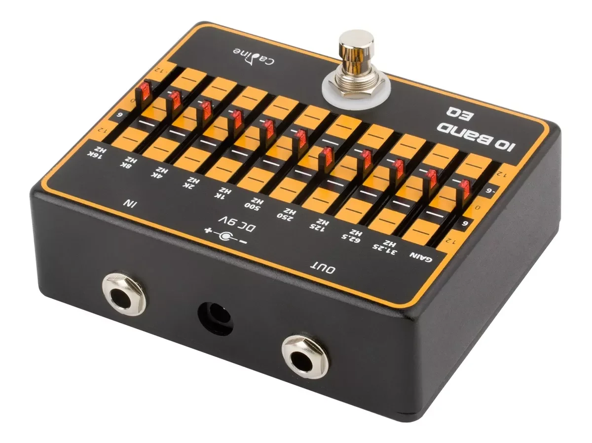 Педаль efeito Caline 10-полосный EQ CP-24 preto