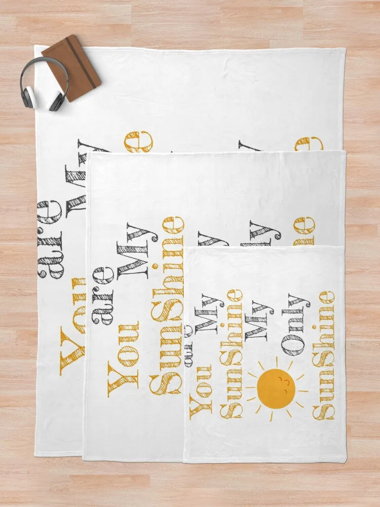 You are my shunshine only sunshine хлопковое вязаное одеяло |