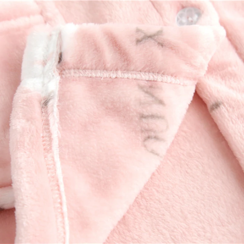 Man Pajamas Winter Men Sleep Lounge Set 2 Pieces Cute Couple Pajama Thick Nightwear for Women With Sleeves Pijama Mujer Invierno