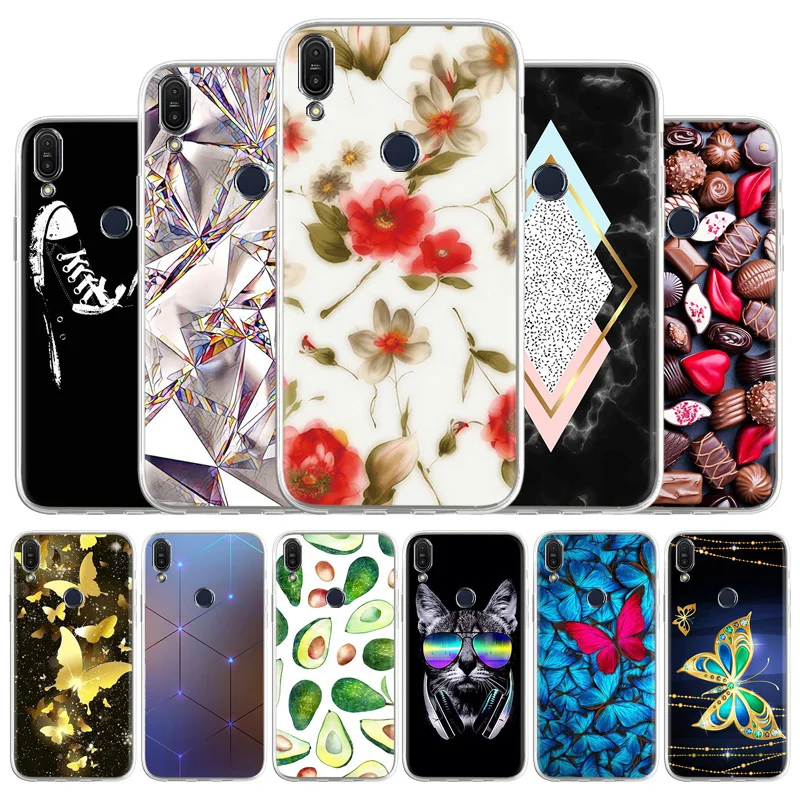 Мягкий чехол из ТПУ для ASUS Zenfone Max M1 ZB555KL Plus ZB570TL Pro ZB601KL M2 ZB631KL Shot ZB634KL ZC550KL мягкий |