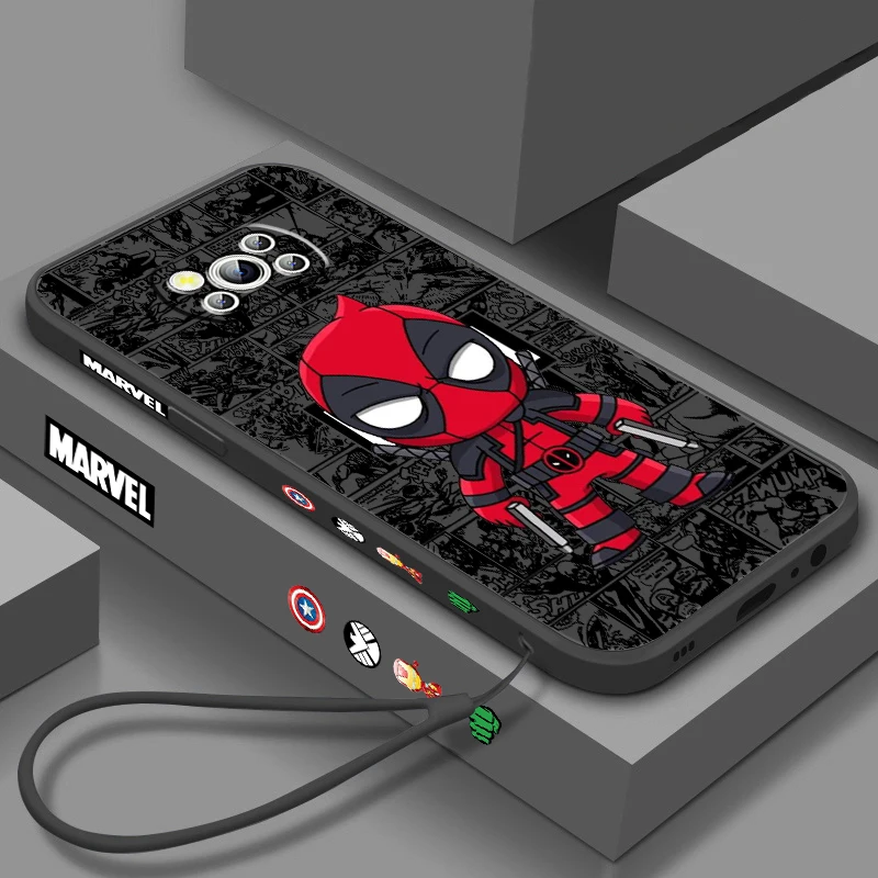 Чехол для телефона с жидким левым канатом Xiaomi Mi Poco X6 X5 X4 X3 M6 M5 M5S M4 M3 F5 F4 F3 C65 Pro