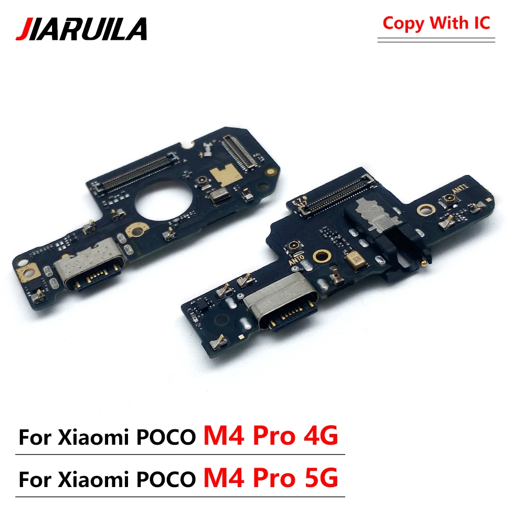 

10Pcs, New For Xiaomi Poco M4 Pro 4G 5G USB Micro Charger Charging Port Dock Connector Microphone Board Flex Cable