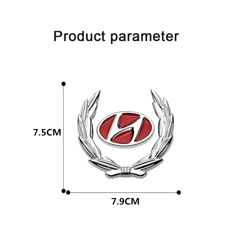 Для Hyundai I30 Tucson Solaris IX35 Sonata Encino Verna 3D металлическая эмблема окна багажника