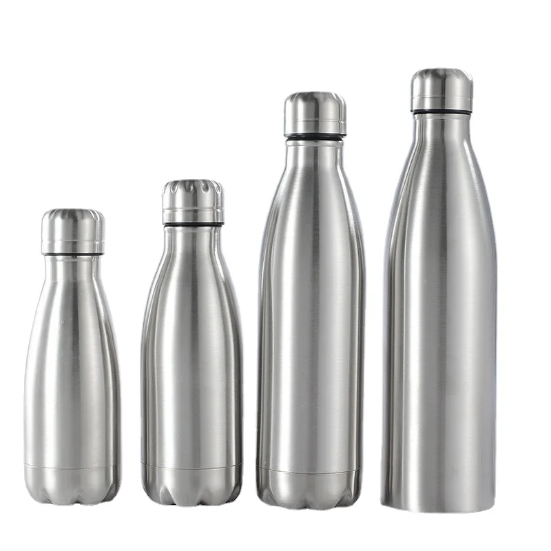 500/750/1000ML Stainless Steel Water Bottle Leakproof Coffee Mug Drinking Cup Sports Water Bottles Camping Travel Bicycle Flask