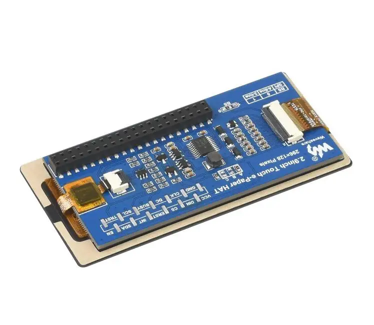 Waveshare 2 9 дюймовый сенсорный e-Paper HAT E-Ink дисплей для Raspberry Pi 5-точечный емкостный