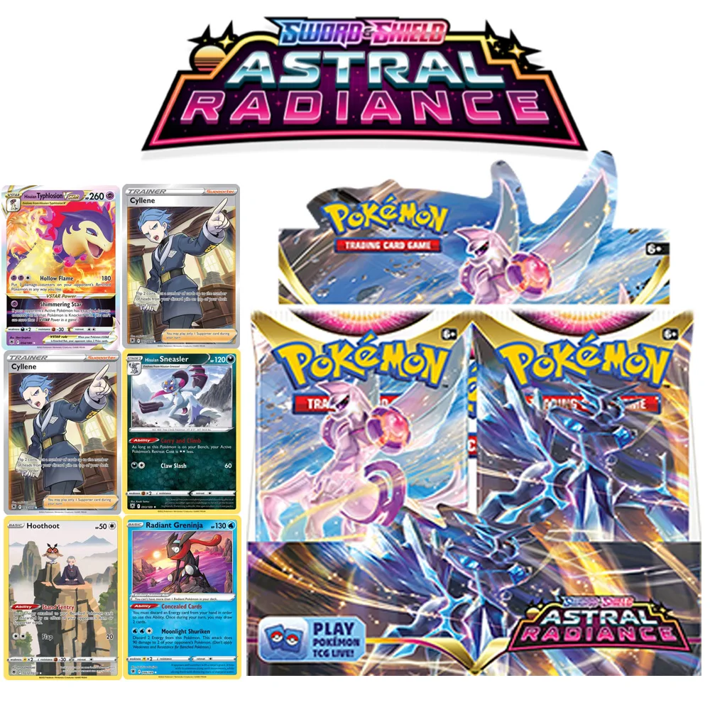 

324/360Pcs Pokemon Cards French Evolving Skies TCG: Sword & Shield Booster Box Trading Card Game Collection Toys Christmas Gifts