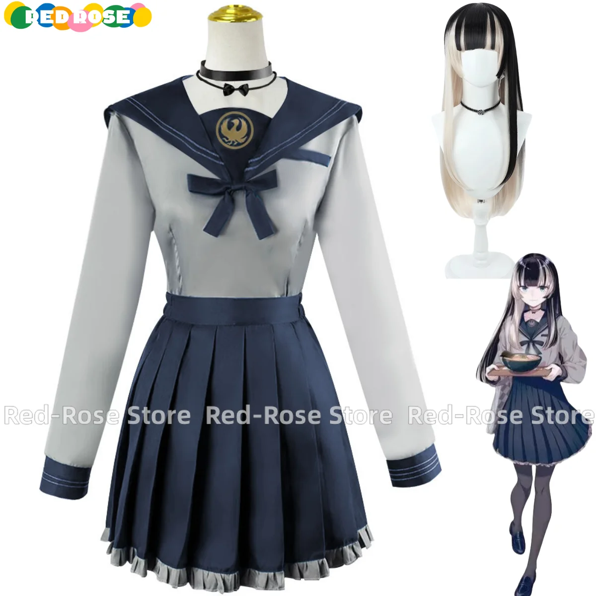 Костюм для косплея из аниме Виртуальный ютуберь юуфуеутес завитка головы