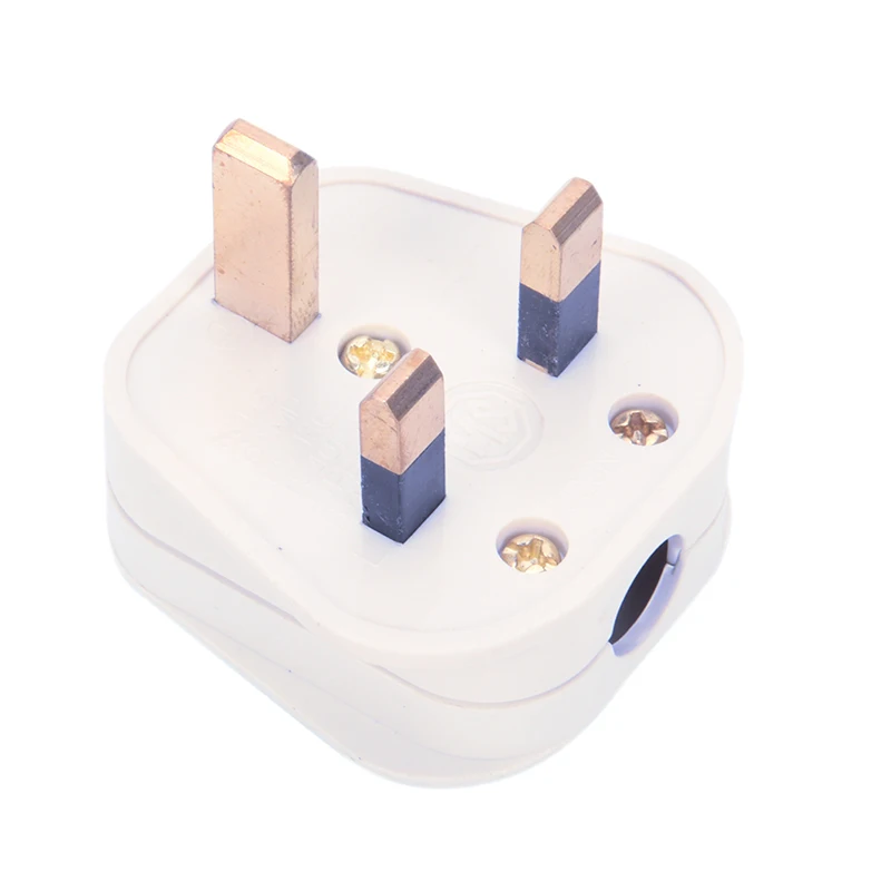 

UK 3 Pin Plug AC 250V 13A Rewirable Power Plastic Casing Fused Connector Head
