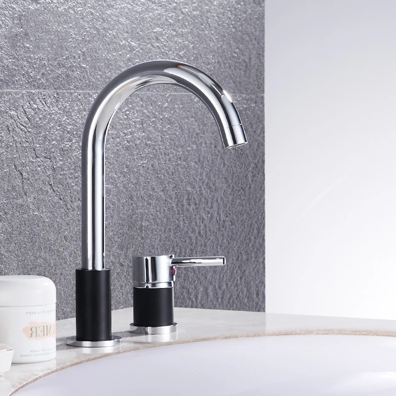 Смеситель для раковины латунный с двумя отверстиями 1 шт. |