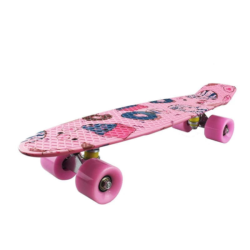

Penny Board Skateboard Small Fish Board Complete Mini Cruiser Skateboard For Kids Four Wheel Skateboard Outdoor Sports