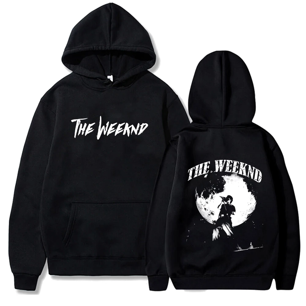 

Weekend hoodie Wool sweatshirt Rapper cartoon print pullover Long sleeve hip hop street wear hoodie top for men and women