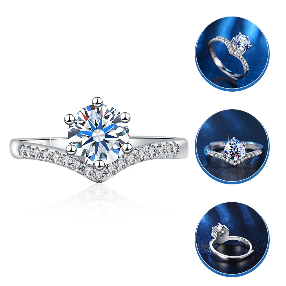 

Ringwomen Gift Wedding Engagement Anniversary Rings Her Zircon Promise Bridal Birthday Girlfriend Wife Gifts Dayvalentine Finger