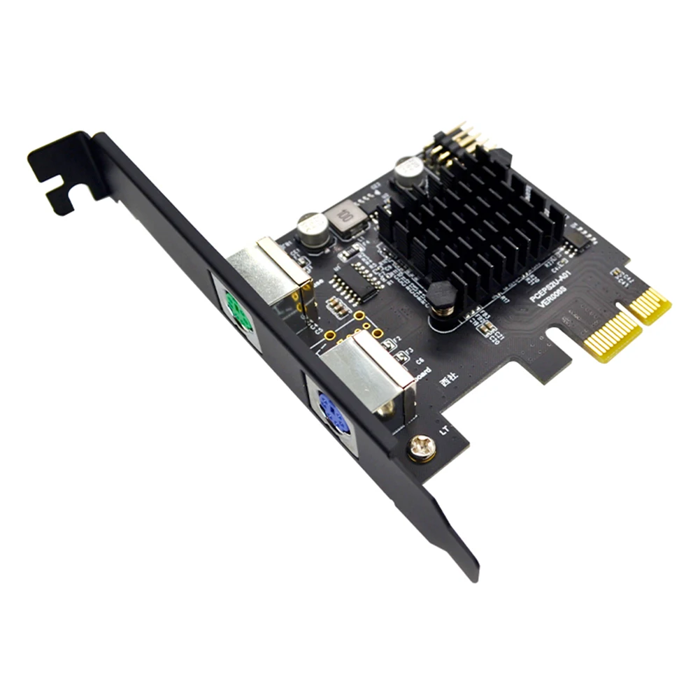 

PCI-Express Adapter Card To 2x PS2 Port For PC Adapter Card Accessories