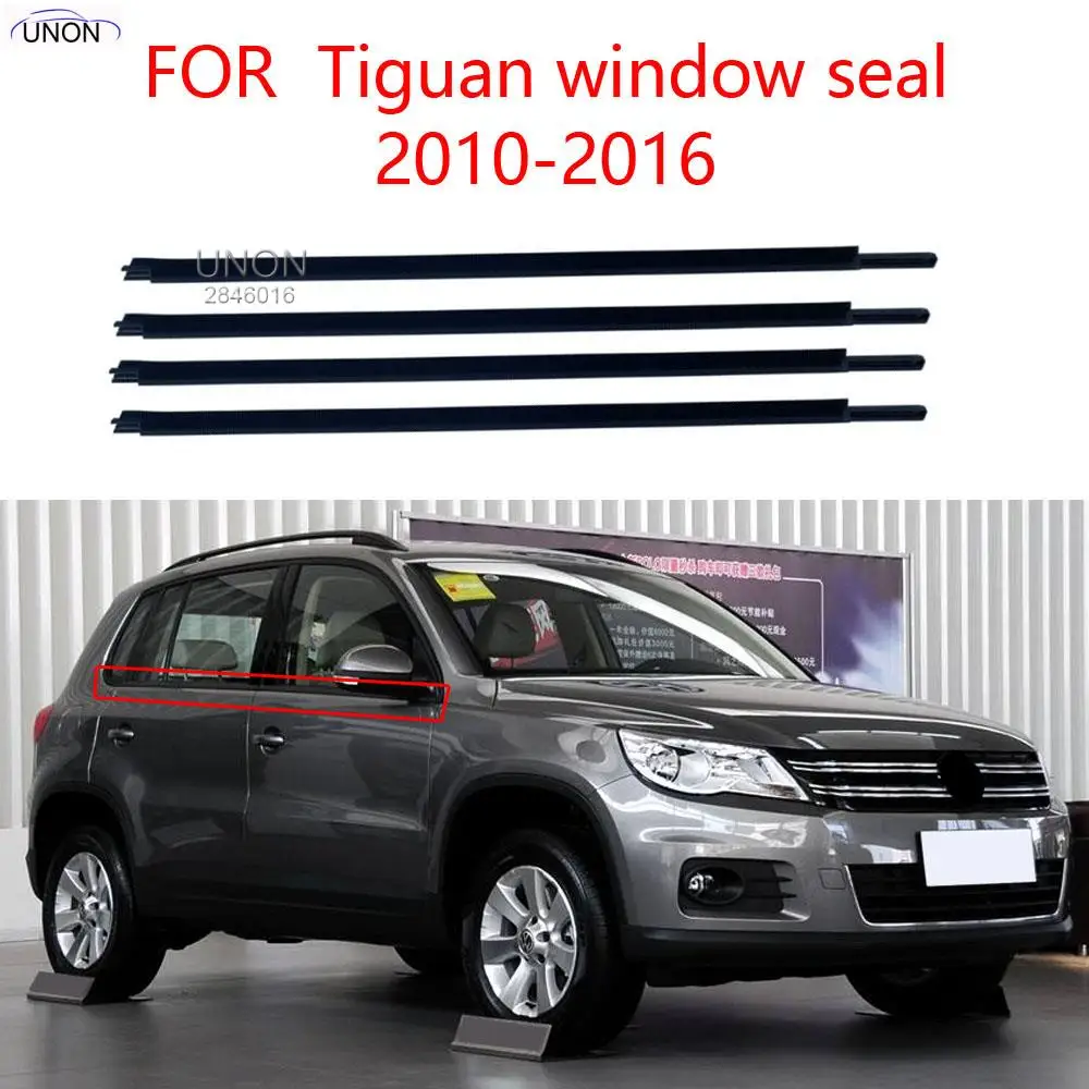

For Volkswagen Tiguan 2010-2019 Weatherstrip Window Seal Car Window Moulding Trim Seal Door Out For Tiguan
