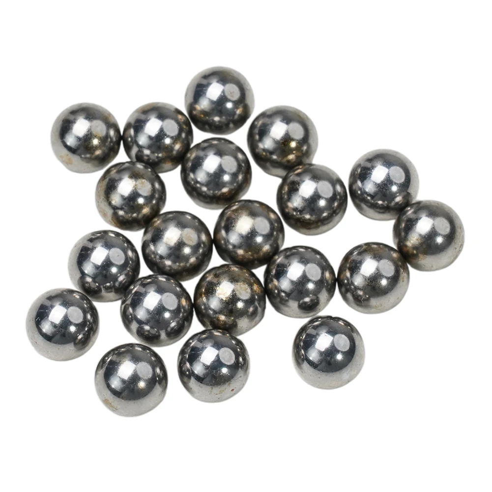 20/30Pcs Bike Bearing Steel Balls For Wheel Hub 4.76MM 3/16in Front Or 6.35MM 1/4in Rear 63 HRC For Most Hubs