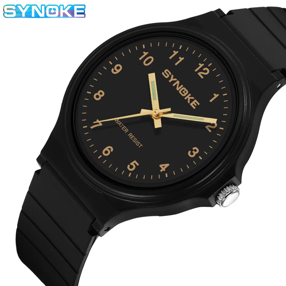 

SYNOKE Women Watch Casual Wristwatches Big Dial Quartz Watch Exam Wristwatch Fashion SportsWatches for Men Relogio Feminino