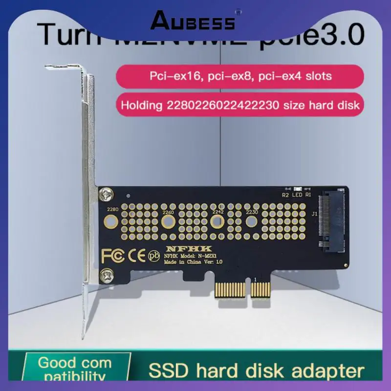 

M.2 Nvme Ssd To Pcie 3.0 Pci-e Adapter Card Heat Dissipation With Bracket Pci-e M.2 Adapter For 2230 Portable No Delay Mini