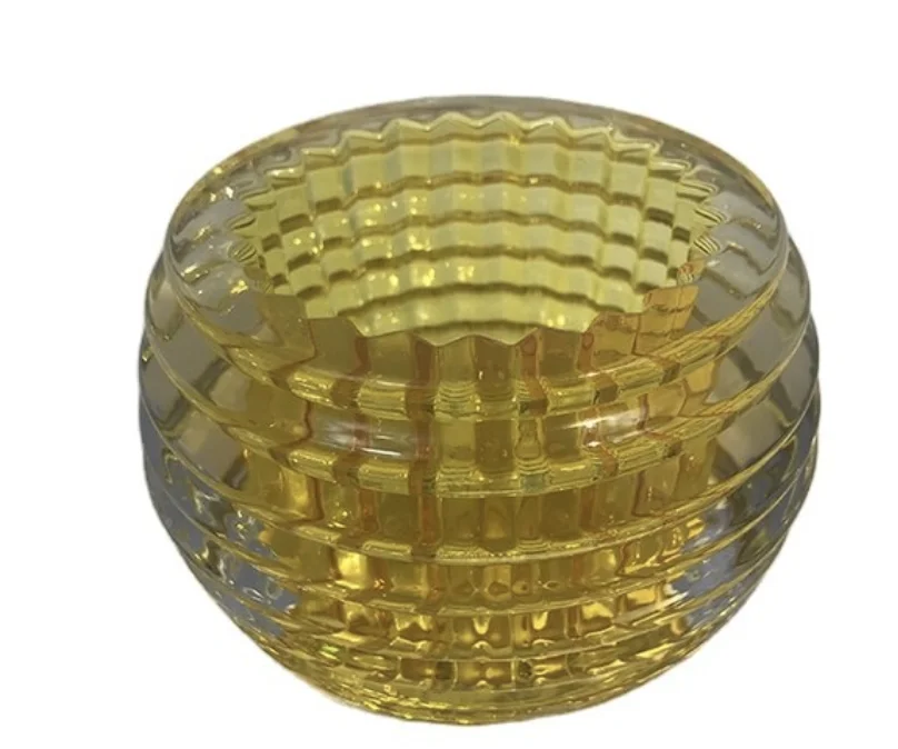 

Glass Crystal Incense Burner Middle East Craft Incense Burner European Light Luxury Crystal Vase Incense Burn