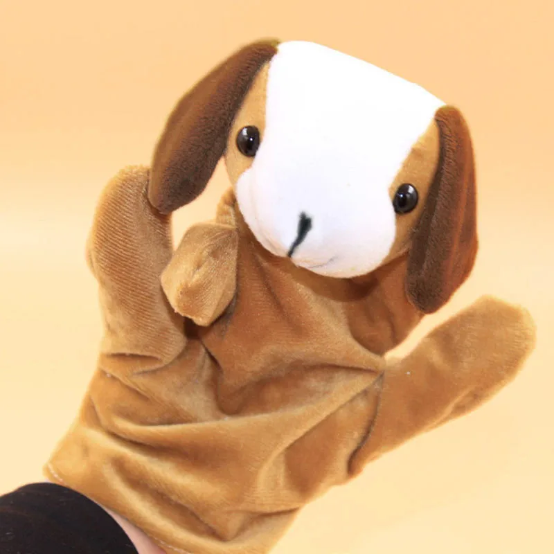 

Finger Puppets Animals Cotton Hand Puppet Toys Glove Finger Puppet Dog Animal Plush Toys for Children Birthday Gift