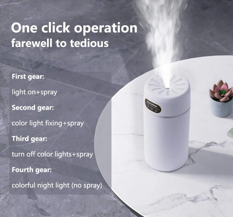 Портативный увлажнитель воздуха MOLORD 800 мл