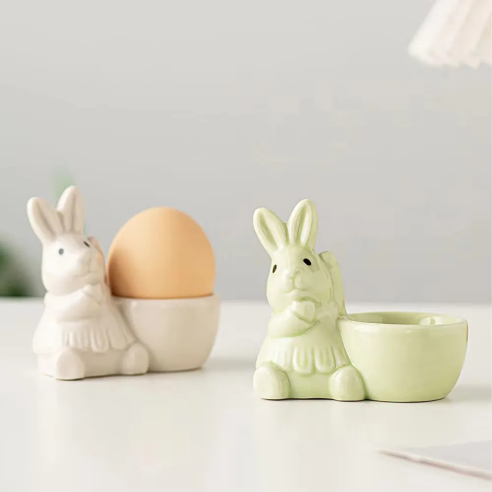 Забавный милый кролик держатель для яиц мультяшный декоративный пасхальный