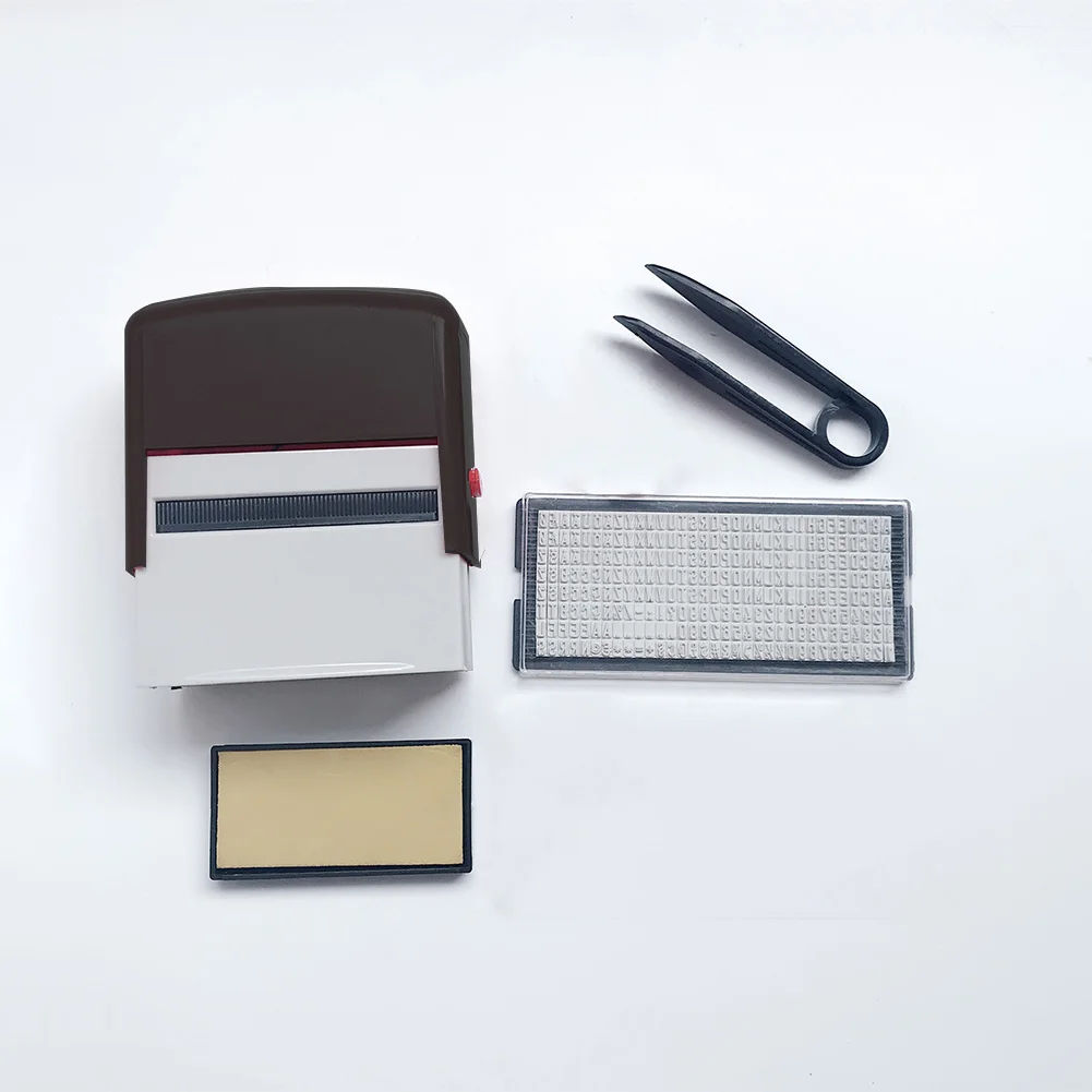 

DIY Custom Ink Seal Set Dial Seal Assortment Seal Movable Type Monogram Seal Blue/black Seal Desk Accessories Office Supplies