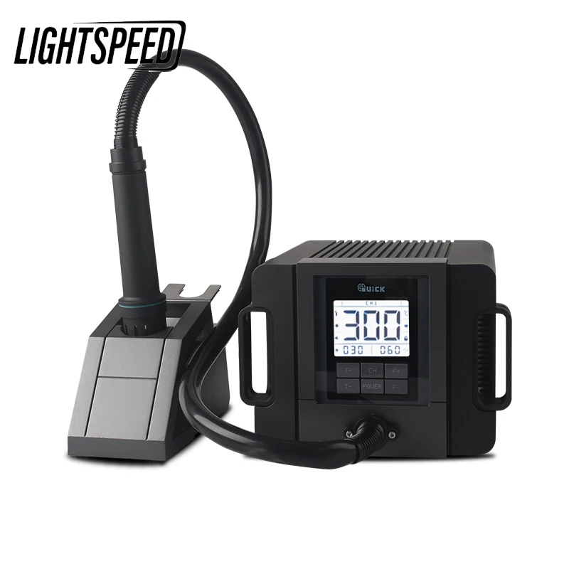 

QUICK TR1300A станция горячего воздуха 1300 Вт, Интеллектуальная паяльная станция для ремонта материнской платы, цифровая сварочная станция
