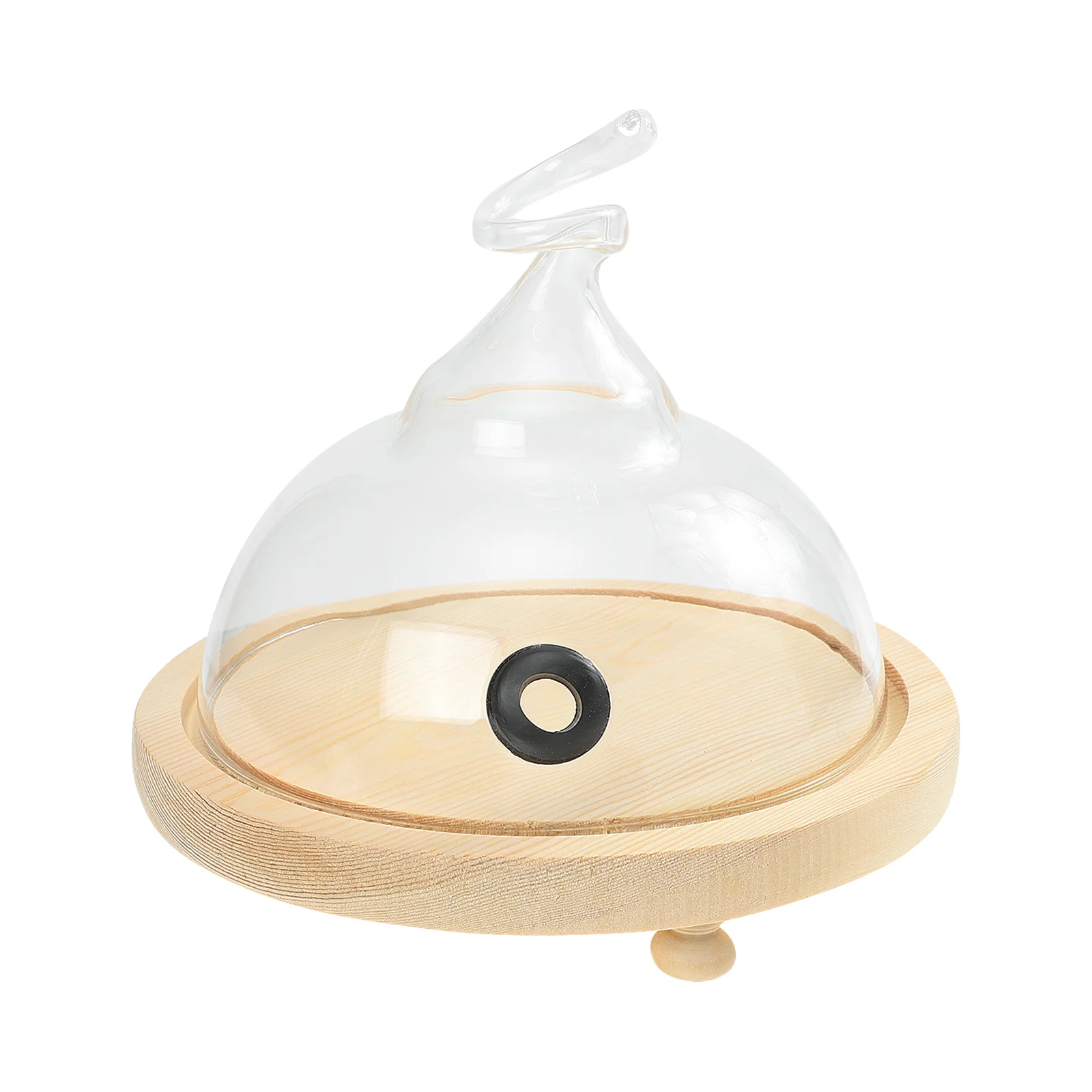 

Glass Hood Cuisine Smoking Cover Food Covers Smoke Lid Western Cake Practical