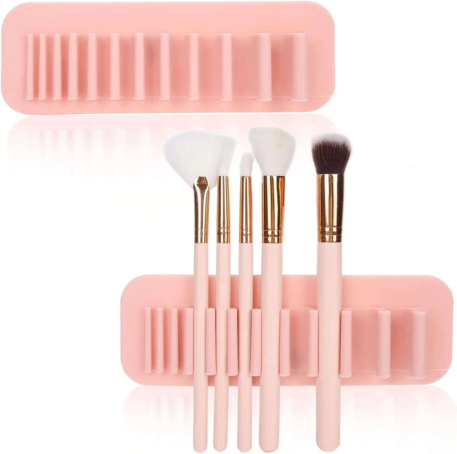 1 шт. силиконовый держатель для кистей макияжа