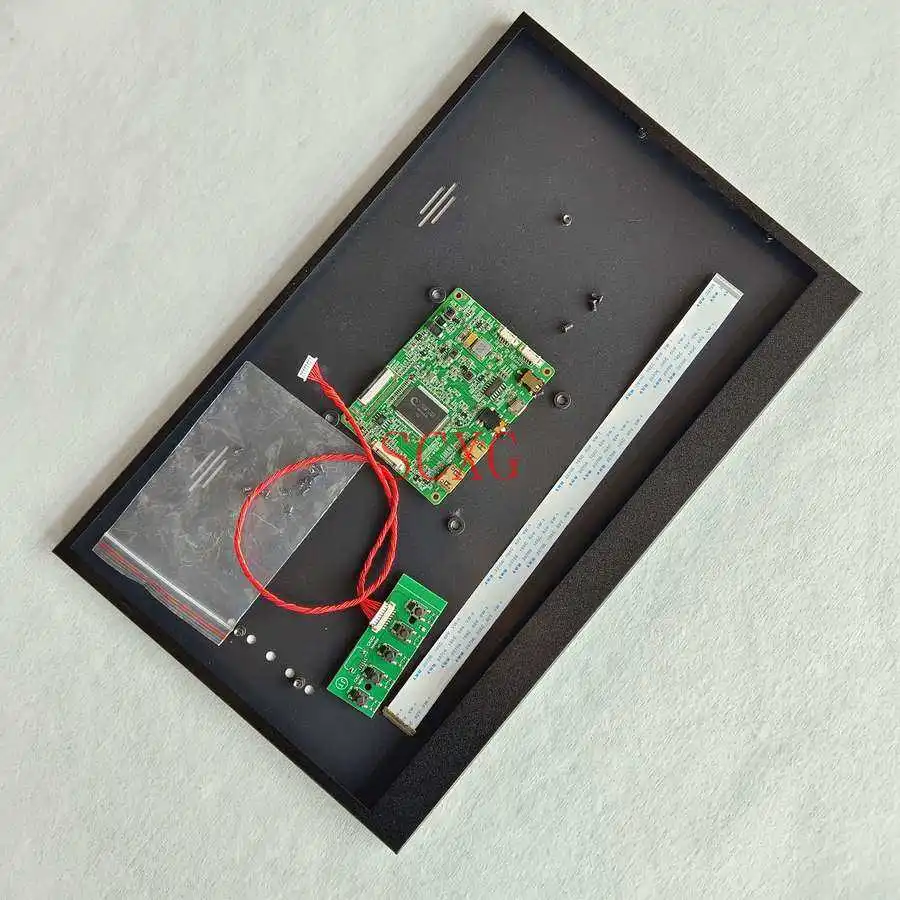 

Металлическая панель управления для телефона, для телефона, E41/EA1/EB1 5V USB Micro LED EDP, экран 1366*768, 2 Mini HDMI, совместим с 15,6"