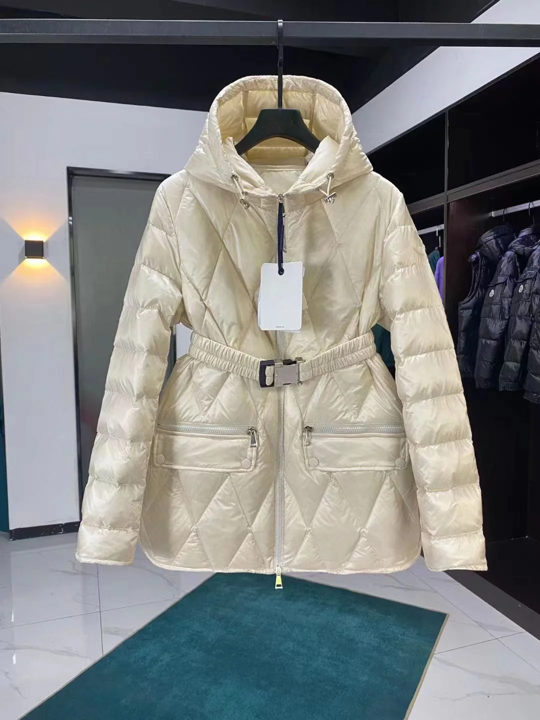

Lightweight Jacket Women Mid-Length Coat Light Weight Down 2023 New Winter Thick