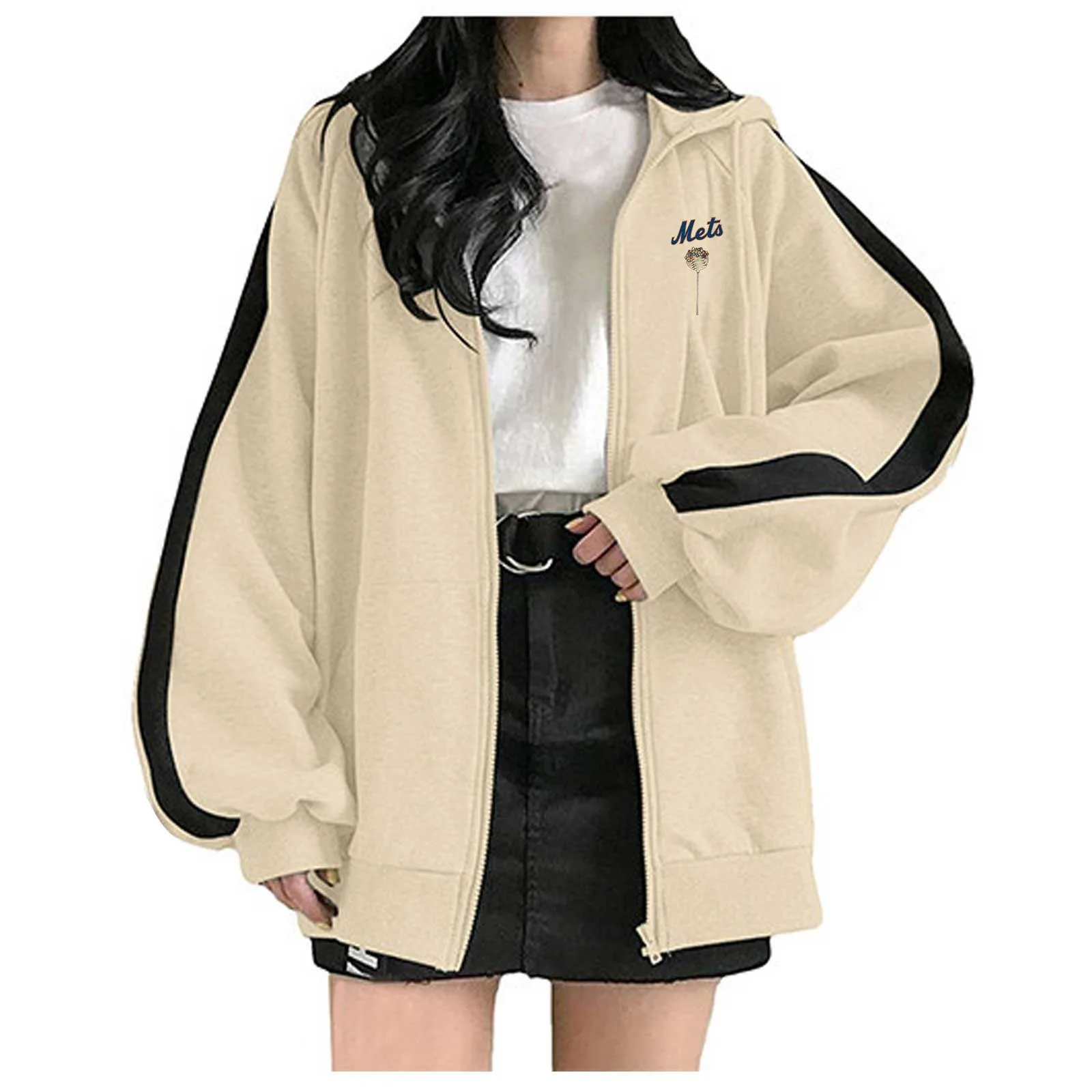 

Women's Zip Hoodie Fashion Oversized Print Hoodie Comfort Womens Hoodies Zip up Lightweight Hoodies for Women