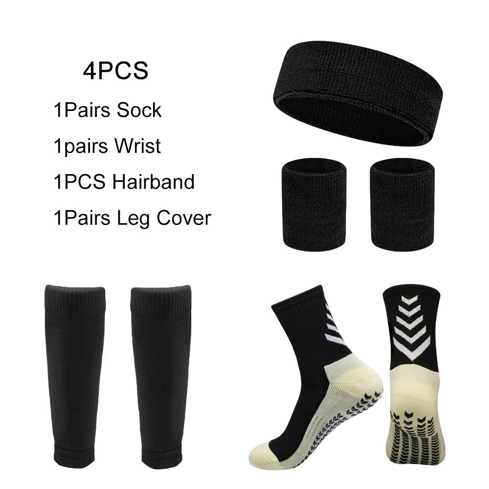 Набор Из 4 Профессиональных Тренировочных Носков Унисекс Футбольные Носки Для