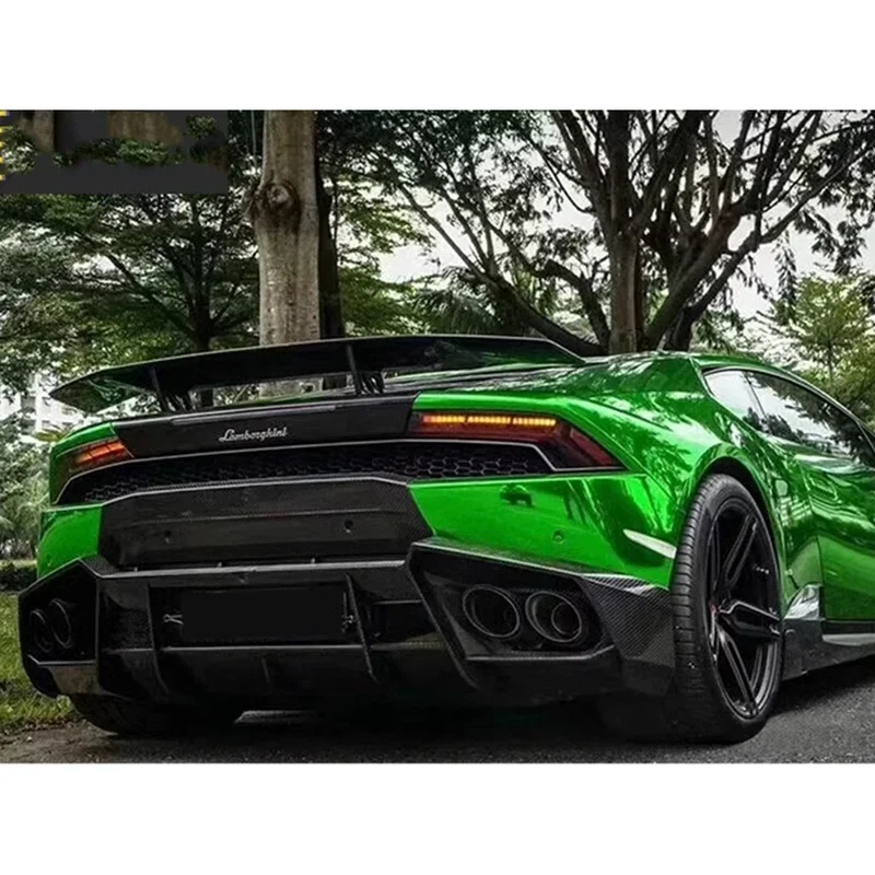 Для Lamborghini Huracán LP580 LP610 углеродное волокно автомобильный задний бампер диффузор