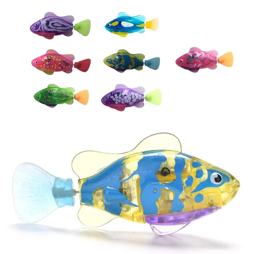 

New Funny Swimming Electronic Pets Fish Activated Battery Powered Toy Fish Pet for Fishing Tank Decorating Toys