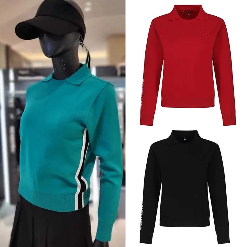 

Women's Golf Clothes Long Sleeve T-shirt Fashion Casual Versatile Slim Fit Shirt Autumn 23 New