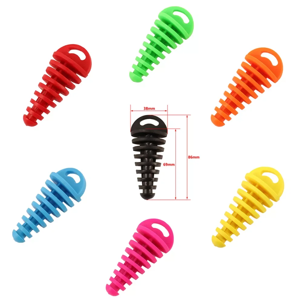 

Pipe Plug Motorcycle Motocross Tailpipe Rubber Air Bleeder Plug Exhaust Silencer Wash Plug Pipe Protector