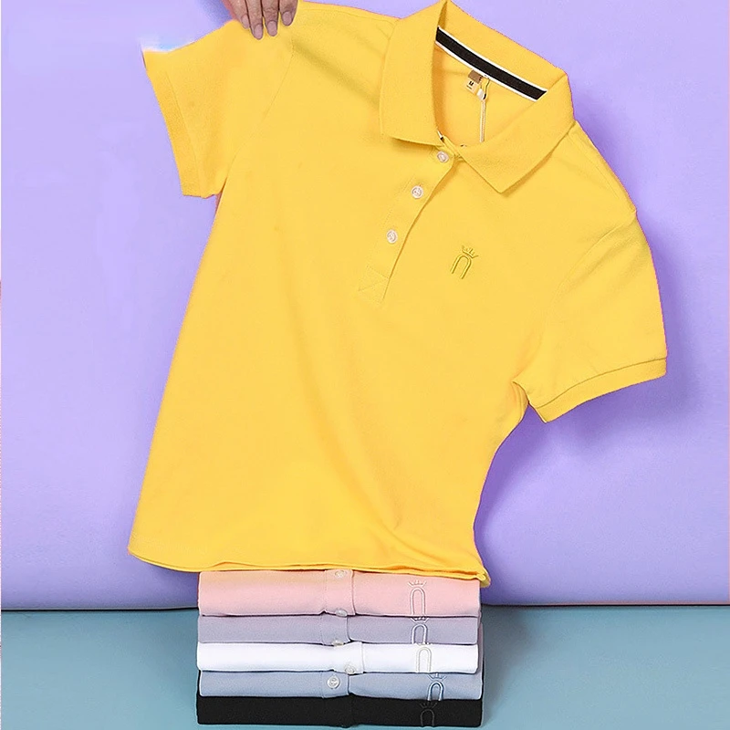 Summer, the new golf leisure women's long sleeve short sleeve breathable perspiration POLO shirt