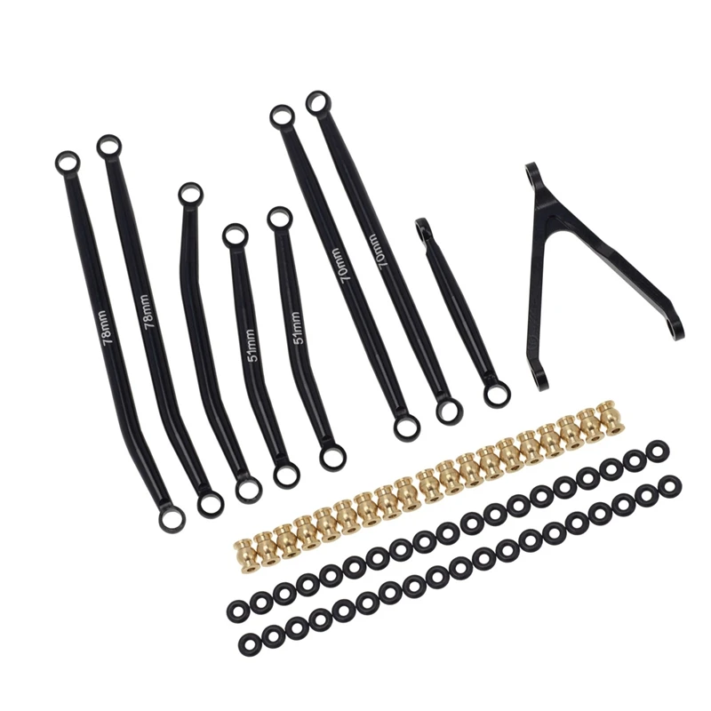 

CNC высокоточный шасси и рулевой стержень для Axial SCX24 AXI00005 Jeep Gladiator 1/24 обновленные детали для радиоуправляемых автомобилей