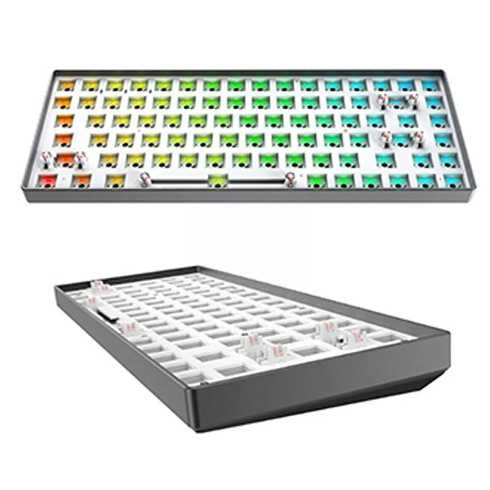

Комплект механической клавиатуры TES84 Hot Swap, проводной съемный кабель, RGB подсветильник ка, совместимая с CHERRY Gateron Kailh E8E0