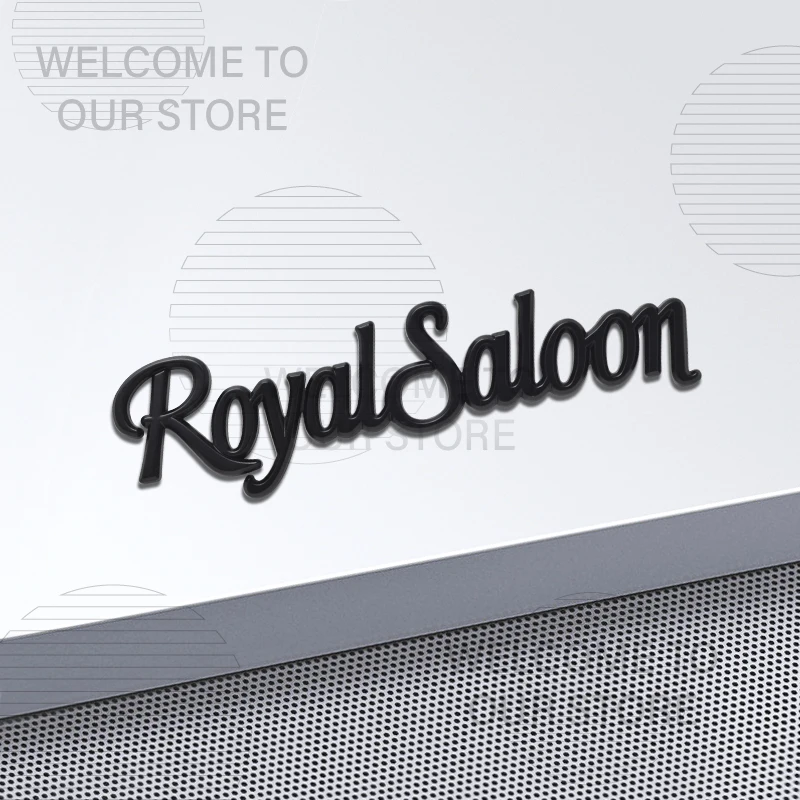 Декор автомобиля, металлический королевский салон, эмблема с буквами, 3D наклейки, аксессуары для Короны 05-09, золотой хвост, наклейки на задний багажник